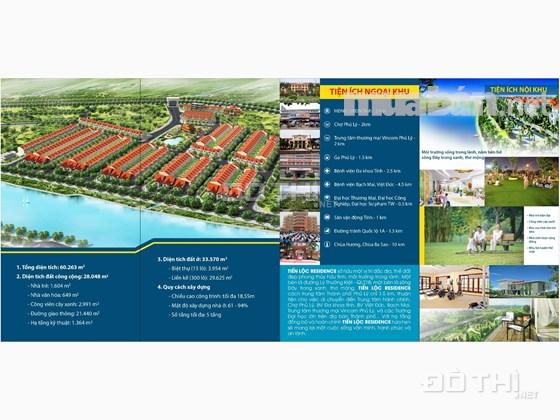 Bán đất biệt thự, liền kề tại dự án Tiến Lộc Riverside Plaza, Phủ Lý, Hà Nam, dt 70m2 giá 280tr 7589603