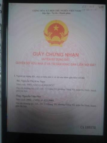 Bán nhà chính chủ ngõ 53/2 Nguyễn Ngọc Vũ, Trung Hòa, Cầu Giấy DT: 47m2 giá: 6,6 tỷ 7638446