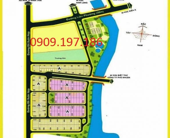 Bán đất dự án Hoàng Anh Minh Tuấn Quận 9, sổ đỏ, LH: 0909.197.186 7673401