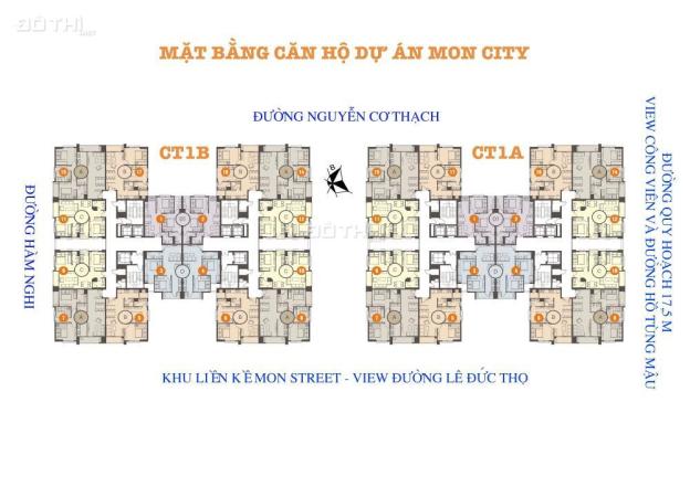 Bán cắt lỗ căn hộ chung cư HD Mon City, 86m2 1608  và 54m2 1203 giá rẻ 26tr/m2 7603323