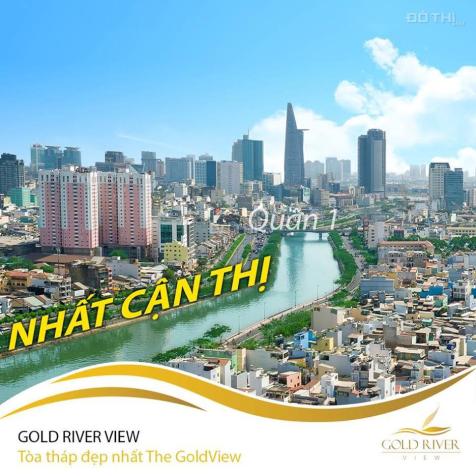 Chỉ 1,8 tỷ sở hữu căn hộ The Gold View 80m2 hoàn thiện - Tặng 11 cây vàng - Tel 0907113391 7623581