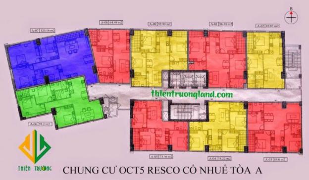 Chính chủ bán CC OCT5 Cổ Nhuế, căn góc 1203, DT 86m2, giá 18.5 tr/m2. LH 0981129026 có sổ đỏ 7731339