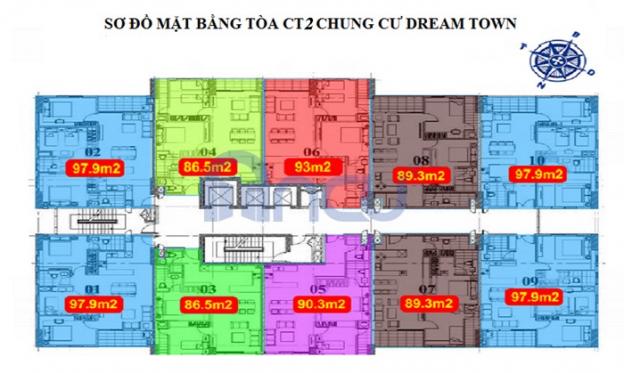 Chung cư Dream Town gần Đại Lộ Thăng Long, chiết khấu 6%, nhận nhà ở ngay 7644393
