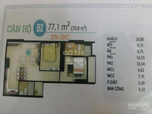 Bán căn hộ chung cư tại dự án Southern Dragon, Tân Phú, Hồ Chí Minh diện tích 77m2 giá 1.7 tỷ 7638189