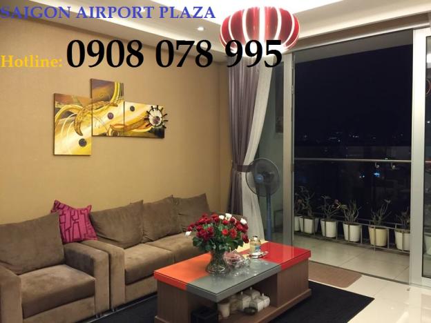 Bán căn góc 3PN – 123m2 Saigon Airport Plaza, đủ nội thất- Hotline CĐT 0908 078 995 8162305