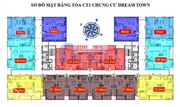 Bán CC dự án Dream Town, Nam Từ Liêm, Hà Nội diện tích 90m2 giá 1.8 tỷ 7712479