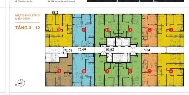 Chính chủ cần bán căn hộ Lucky Dragon, 2PN, 50m2, giá 1,2 tỷ ngay Đỗ Xuân Hợp. 0937.612.778 7784949