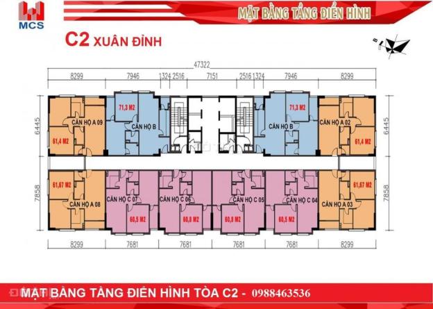 Bán chung cư C1 C2 Xuân Đỉnh Hội tụ tất cả tiện ích nội khu và ngoại khu 7669046