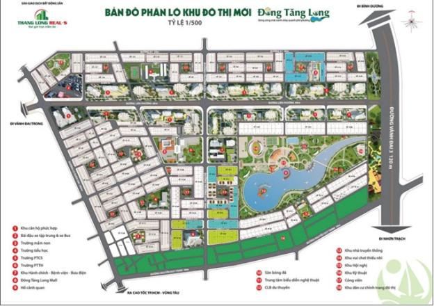 Bán lô gần hồ sinh thái dự án Đông Tăng Long, Quận 9 7776364