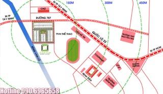 Bán nhà phố 1 trệt, 3 lầu, MT Tỉnh lộ 787 (đối diện chợ trung tâm huyện Trảng Bàng) 7789604