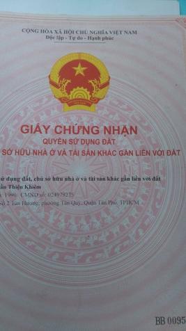 Ngân hàng thanh lý gấp lô đất 5x20m, Quận 12, TP. HCM 7748772