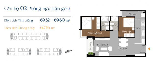 Căn hộ tầm giá 1 tỷ rưỡi, cực kỳ khan hiếm 7829849