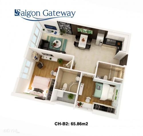 Sài Gòn Gateway ngã tư Bình Thái, tháng 9/2019 nhận nhà. LH 0938199552 7719641