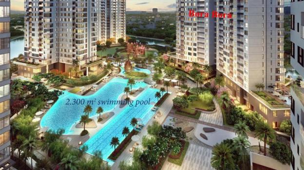 Bán lỗ gấp căn hộ Đảo Kim Cương giá rẻ 131m2, tháp Brilliant, tầng 14, view hồ bơi và khu BT Q2 7826691