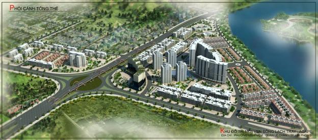 Bán biệt thự song lập- dự án khu đô thị ven sông Lạch Tray Waterfront City 5,4 tỷ (thương lượng) 8235409