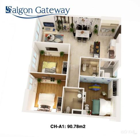 Căn hộ Sài Gòn Gateway - Căn hộ Quận 9 hot nhất Xa Lộ Hà Nội - Thanh toán 200 triệu - Góp 8 tr/th 7740749