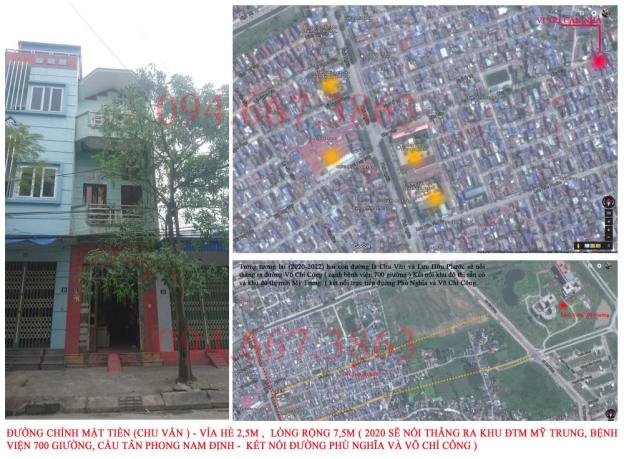 Bán căn nhà 3 tầng, DT đất (3,3x24m) 2MT (trước + sau) đường Chu Văn, giá 1,7 tỷ đồng, có TL 7820639