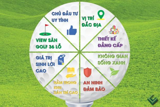 Căn hộ đường Tân Sơn quận Tân Bình, view sân Golf 36 lỗ đẹp nhất VN, giá chỉ 19tr/m2, LH 0909398616 7858237