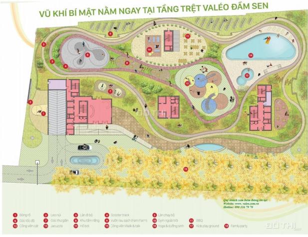 Bán căn hộ chung cư tại dự án Valeo Đầm Sen, Tân Phú, Hồ Chí Minh diện tích 86m2 7750983