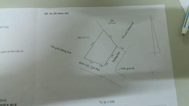 Bán đất 2MT kiệt 179 Trần Phú, tp Huế, dt 50m2 7832479