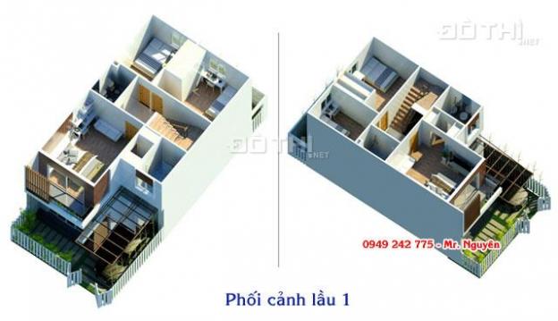 Dự án 65 căn nhà 2 lầu view sông Sài Gòn giá 3,8 tỷ/căn/100m2, đối diện khu bt quận Bình Thạnh 7337952