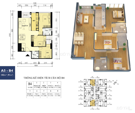 Cháy hàng 100 căn dự án Tokyo Tower, 1.7 tỷ = 90m2, giá từ 19tr/m2 7784117