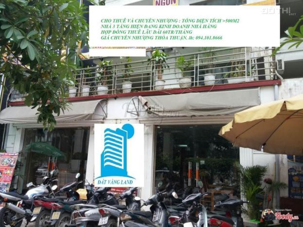 Nhà hàng 300m2x3T Nguyễn Hoàng, gần Cầu Giấy, giá: 60tr/tháng 7788646