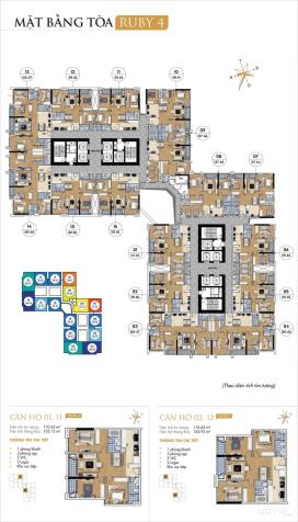 Chính chủ cần bán gấp CC Goldmark City căn 1516 - Ruby 4, DT 111m2, giá 24.5tr/m2. 0983142218 7792036