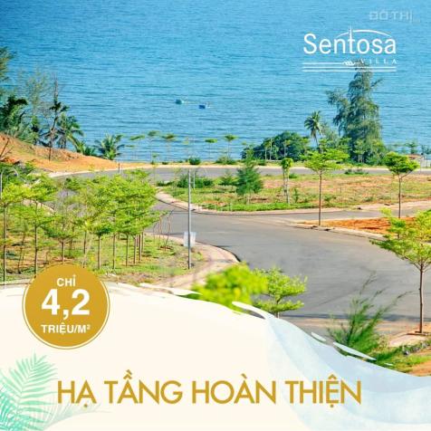 Bán đất nền biệt thự biển Phan Thiết Sentosa Villa 4,3 triệu/m2 trả chậm 16 tháng 0% LS 7792656