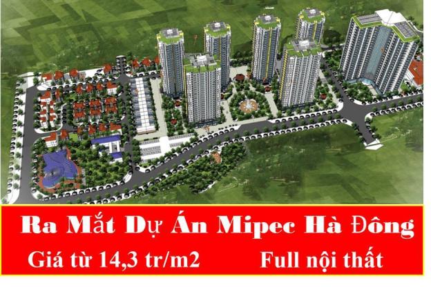 Sở hữu căn hộ Mipec Hà Đông, giá chỉ từ 14,3 tr/m2, full nội thất 8323326