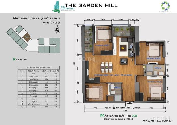 Sốc 1,4 triệu sở hữu ngay căn hộ đẳng cấp tại The Garden Hill 99 Trần Bình đã có VAT + NT, CK cao 7808141
