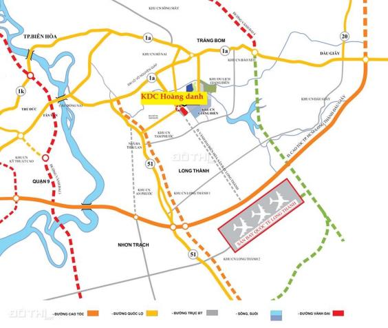 KDC Hoàng Danh – 2 mặt tiền đường 60m Biên Hòa – KCN Giang Điền, đường Biên Hòa – SB Long Thành 7818755