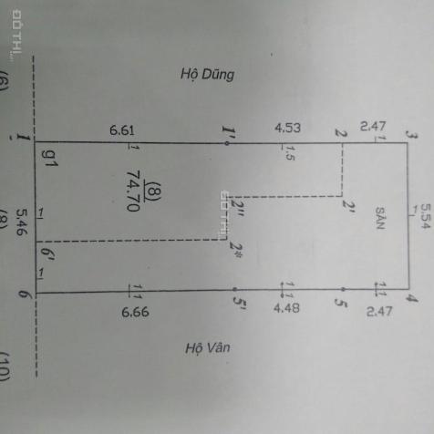 Bán nhà phố Bạch Mai, Hai Bà Trưng 75m2 2 tầng, mặt tiền 5.5m cách phố 15m giá 5.5 tỷ KD tốt 7821493