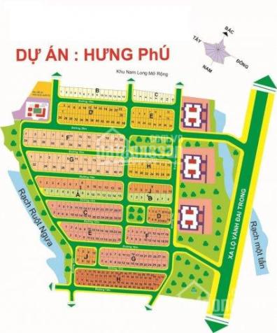 Lô biệt thự góc đơn lập 356m2 dự án Hưng Phú 2, giá 23 triệu/m2. LH: 0902 746 319 7956831