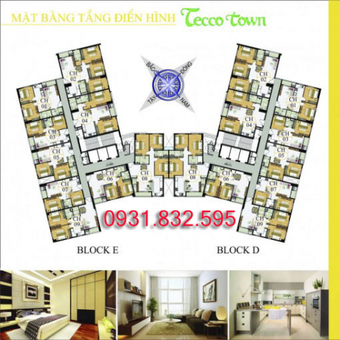 Căn hộ Tecco Town Bình Tân- Nhiều tầng- nhiều view- nhiều lựa chọn- hỗ trợ trả góp. 0931.832.595 7980977