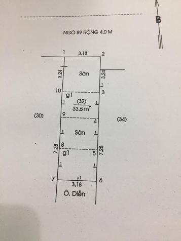 Tôi cần bán nhà ngõ 89 Lương Đình Của - Đống Đa ôtô đỗ cửa, DT 34m2, 3,65 tỷ 7895169