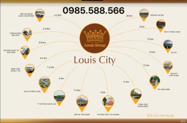 Bán suất ngoại giao liền kề, biệt thự Louis City Đại Mỗ (lh 0985.588.566). 7912987