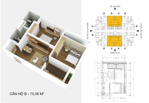 Cần bán căn hộ 70m2, chung cư Bộ Công An Osaka Comlex 7935852