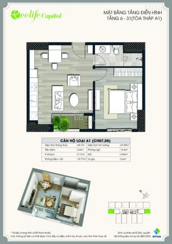 Cần bán gấp căn hộ dự án Ecolife Capitol 58 Tố Hữu 7867428