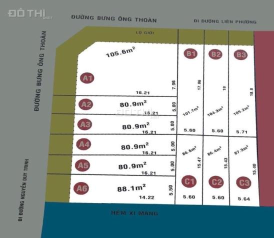 Chính chủ cần sang lô đất thổ cư mặt tiền Bưng Ông Thoàn, 24 tr/m2 7877316