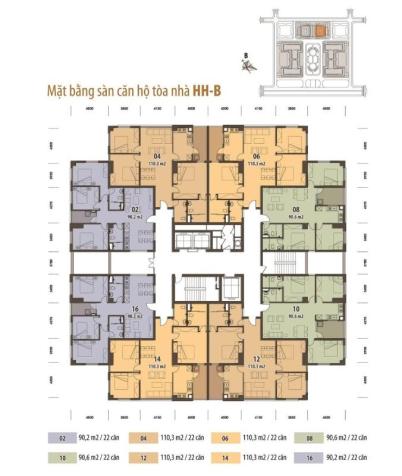 Bán căn 110m, 3PN, sổ đỏ chính chủ, tầng đẹp, nhà mới chưa ở, giá: 11.2 triệu/th. LH: 0961.648.203 7944931