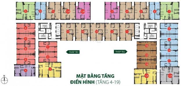 Bán căn hộ The Botanica quận Tân Bình, 3 phòng ngủ 97m2 giá 3.29 tỷ. Tháng 6/2017 bàn giao nhà 7915030
