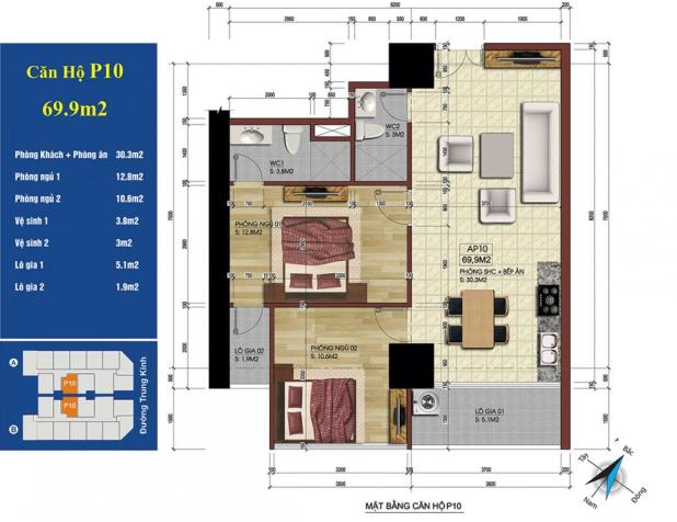 Cần bán suất ngoại giao 219 Trung Kính, giá tốt nhất thị trường, sắp nhận nhà 7990843