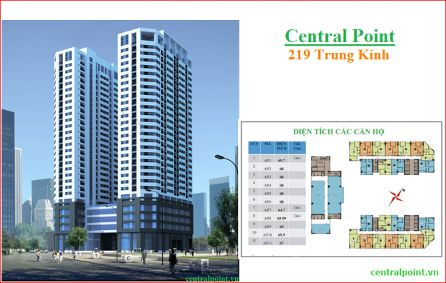 Chuyển công tác bán gấp ch 219 Trung Kính, DT 68m, 2PN- 2VS, tầng 2006 ban công ĐN. Giá 30tr/m2 7973289