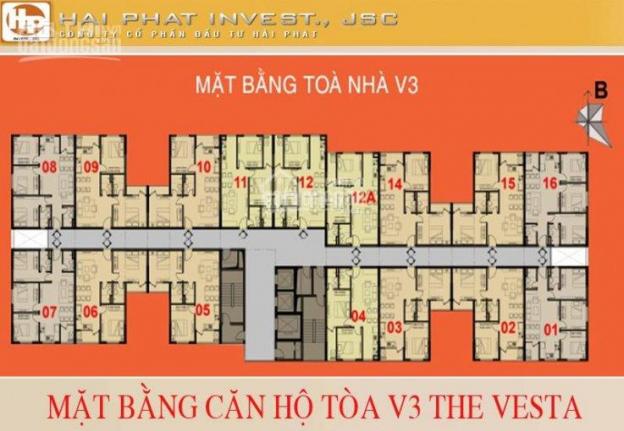 Bán căn hộ 66.9m2 căn đẹp nhất dự án V3 Prime The Vesta Phú Lãm - Hà Đông giá chỉ từ 14.5tr/m2 7924895