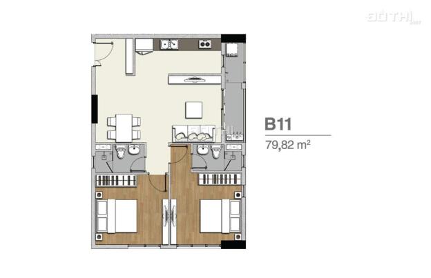 Bán căn hộ chung cư tại dự án căn hộ Florita Đức Khải, Quận 7, diện tích 79.82m2 giá 2.4 tỷ 7931449