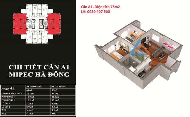 Mở bán chung cư Mipec Hà Đông, giá từ 14tr/m2 7961504