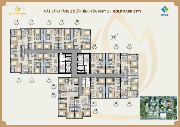 CC cần bán gấp 2 CH Goldmark City T1516 (99.84m2) và T2011 (84.6m2), giá 23tr/m2 (0965 490 578) 7946868