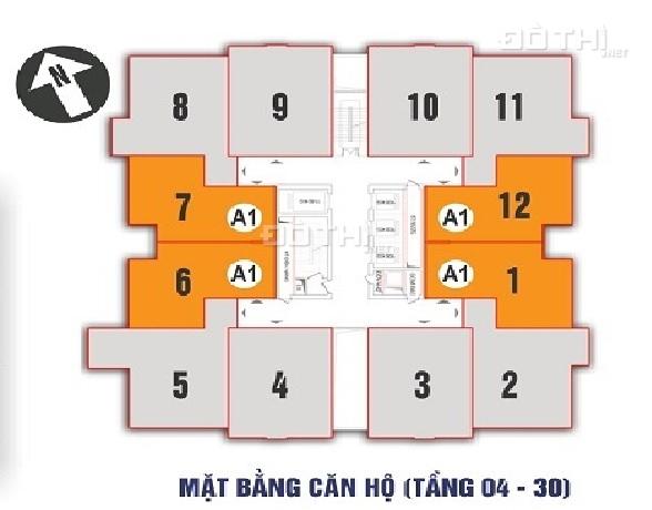 Chính chủ cần bán gấp căn hộ CC Nam Xa La tòa CT1 tầng 1805, DT: 83.8m2, giá: 12tr/m2 (0906219448) 7957681