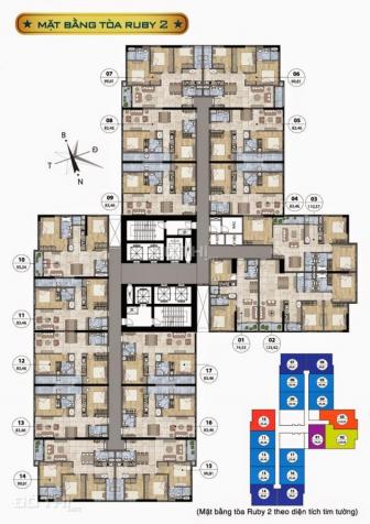 Bán chung cư Goldmark City 138.69m2, tầng 1509, Ruby 1, giá rẻ 24tr/m2. LH 0985.752.065 7961520